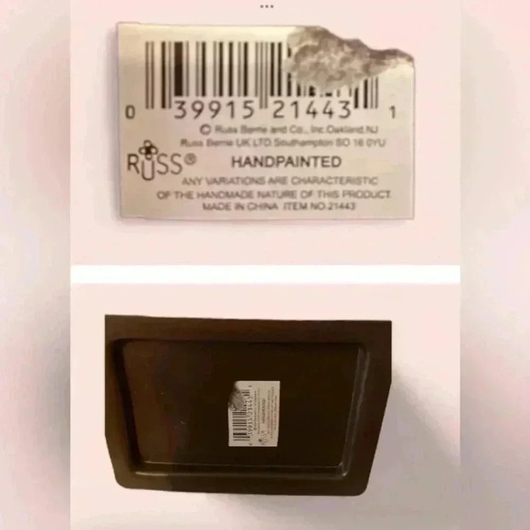 🔻Vintage🔻RUSS Berrie Folk Art Rooster Figurine, 7’’🐔 - Picture 7 of 8